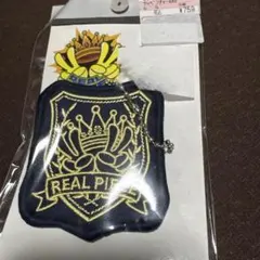 【新品未開封】リアルピース ワッペンバッジ　チャーム　ネイビー