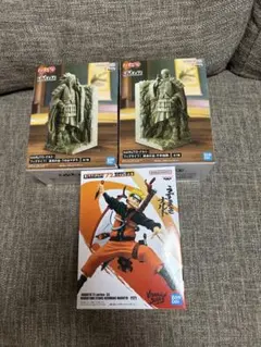 NARUTO ナルト　週末の谷　うちはマダラ　千手柱間フィギュア 3体セット