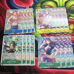 ワンピースカードゲーム 交流会プロモ 4種類 各4枚