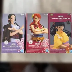 ワンピース GLITTER&GLAMOURS フィギュア 和の国編 3種セットのサムネイル