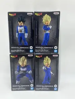 ドラゴンボール SPIRITFLICKS02 ベジータ フィギュア 16個セット DRAGON BALL SPIRITFLICKS 02 ベジータ フィギュア4種 - メルカリ