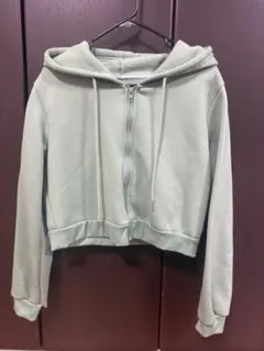 SHEIN クロップド丈ジップパーカーのサムネイル