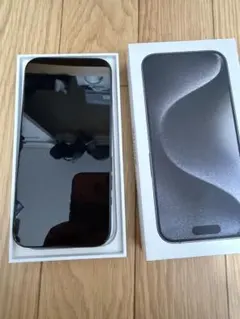 iPhone 15 pro ブラックチタニウム 512GB sim free