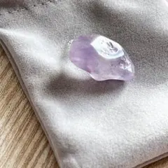 天然石　アメジスト 片耳用ピアス　ハンドメイド