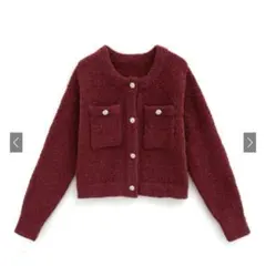 ブークレニットカーディガン gn349 GRL