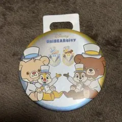디즈니 스토어 유니베어 시티 유니베어 칩 및 데일 캔 배지