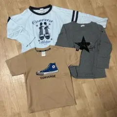 コンバース　ロンT 半袖　Tシャツ　３枚セット