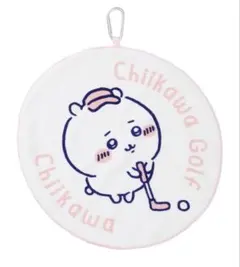 アニメ ちいかわ ゴルフ サークルタオル ピンク ちいかわGOLF 新品