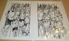 弱虫ペダル 複製原画展 マンガ展 弱虫ペダルカフェ 名シーン原稿クリア
