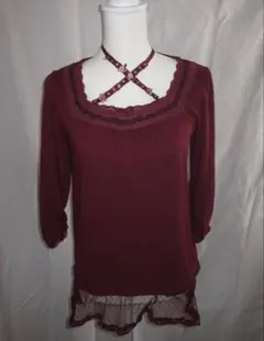 axes クロスストラップカットソー フェアリーグランジ coquette