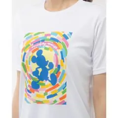 新品タグ付　レディース 半袖Tシャツ 冷感UVドライ　ホワイトのサムネイル