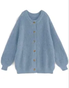 【新品未使用】GRL ウール混ニットロングカーディガン[an1284]