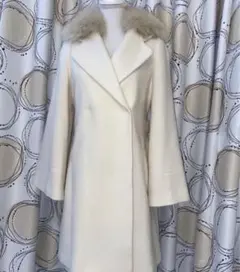 ☆極美品☆MIIAフォックスファー付コート　Mサイズ
