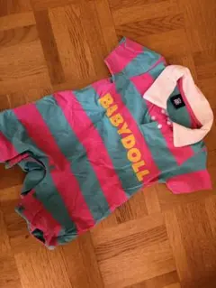 BABYDOLL ベビーロンパース ボーダー柄のサムネイル