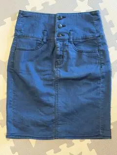 GU ハイウエスト デニム タイトスカート