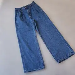 GU デニムタックトラウザー