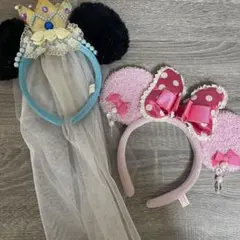 【レア】初代 ミニー カチューシャ 2つセット