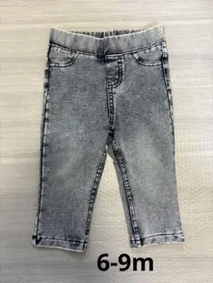 【H&M】デニム風レギンスパンツ-70-80cm