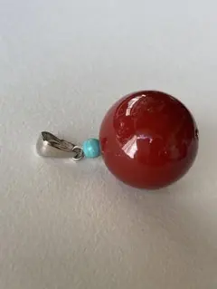 イタリー赤大ペンダントトップのみ
