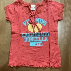 é.a.B オレンジ Tシャツ 100