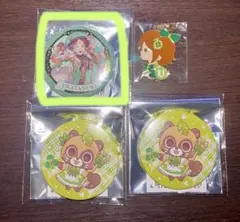 ハロパ　うらたぬき　缶バ　特典チャーム