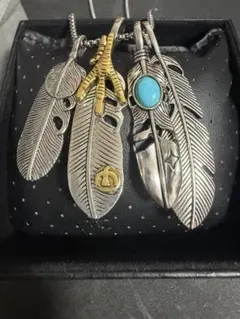 フェザー ネックレス