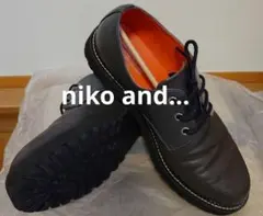 niko and　プレーントゥシューズ