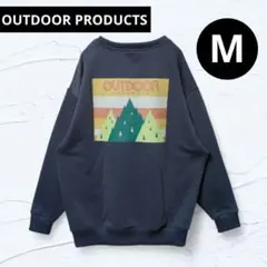 ❤未使用級❤アウトドアプロダクツ バックプリントスウェット 濃グレーMサイズのサムネイル