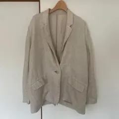 Spick & Span リネン麻　ジャケット ベージュ　美品のサムネイル