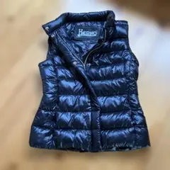 【極美品】ヘルノ ダウンベスト 44 ダークネイビー ヘルノダウンベスト44 ネイビー