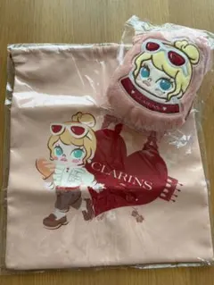 クラランス×POP MART 限定ノベルティ モリー ポーチ 巾着セット - メルカリ