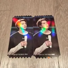 BTS 公式グッズ JIN ソクジン ON E ホログラム　カード　2枚