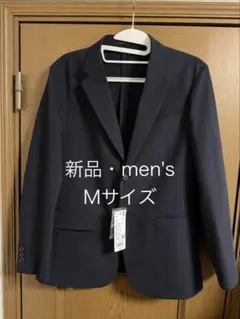 ユニクロ　感動ジャケット（ウールライク）　2026年製　ネイビー　Mサイズ　新品