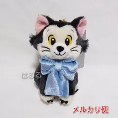 フィガロ　ぬいぐるみキーホルダー　ディズニー　キャット　リボン
