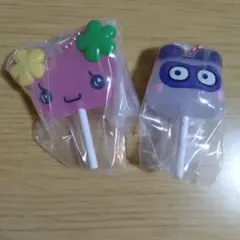 たまごっち カラフルキャンディチャーム　ガチャガチャ　ふらわっち　ますくっち