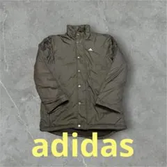 adidas アディダス 中綿ジャケット ナイロン 黒 L相当