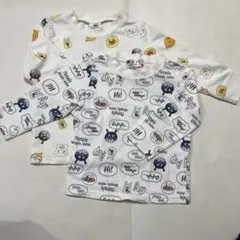アンパンマン長袖Tシャツ　2枚セット　90.95サイズ