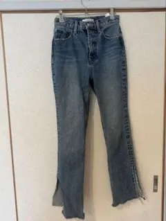 moussy マウジー SIDE SLIT SLIM FLARE デニム