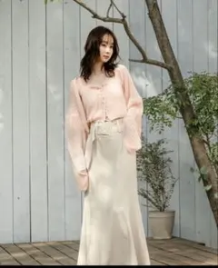 アンサンブルニット カーディガン