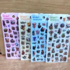 お正月セール！！イタリアンブレインロットぷくぷくシール４枚セット　ボンドロシール