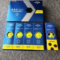 キャロウェイ ゴルフボール E.R.Cソフト 1ダース+1スリーブ(計15個)