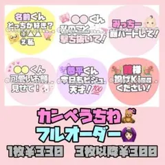 ♡オーダー受付中♡ カンペうちわ フルオーダー