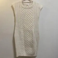 未使用美品　FRAY I.D ノースリーブ ニットワンピース