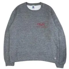 Russell Athletic 80s スウェット　前V 杢グレー