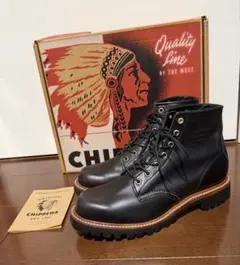 CHIPPEWA ワークブーツ ブラックのサムネイル