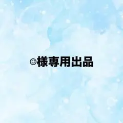 【☺︎様専用出品】
