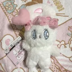 エスターバニー　ハートバルーンぬいぐるみ　クリームバニー 白 ホワイト 風船