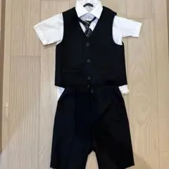 フォーマルスーツセット 120cm ブラック