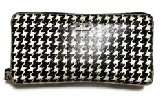 Kate Spade ハウンドトゥース 長財布 千鳥格子柄