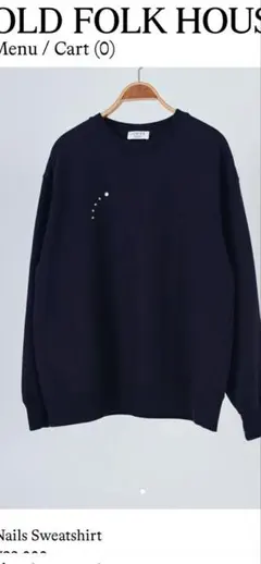 OLD FOLK HOUSE スタッズスウェット Navy サイズ3 - メルカリ